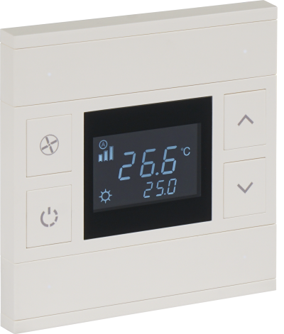 EAE KNX Thermostattaster 8 Tasten mit Gravur ORIA Weiß