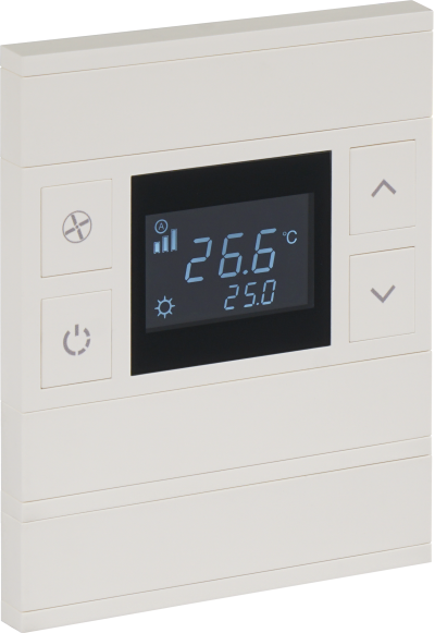 EAE KNX Thermostattaster 10 Tasten mit Gravur ORIA Weiß