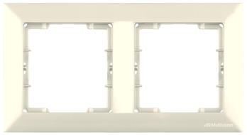 2fach Rahmen horizontal Creme (CANDELA Standard)