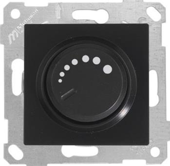 Dimmer 1000W Schwarz (RITA Metall Optik)