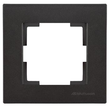 1fach Rahmen Schwarz (RITA Metall Optik)