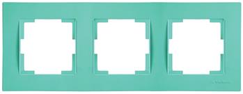 3fach Rahmen horizontal Grün (RITA Pastell Farben)