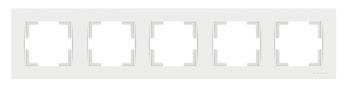 5fach Rahmen Weiß horizontal (RITA Standard)