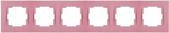 6fach Rahmen horizontal Pink (RITA Pastell Farben)
