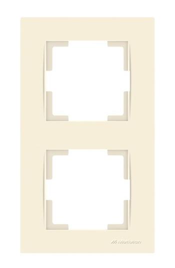 2fach Rahmen Creme vertikal (RITA Standard)