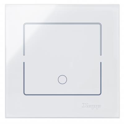 HKi8 - Glas-Sensor, 1-fach, für Schalter/Taster/Nebenstelle für Dimmer, Farbe: weiß