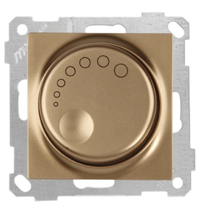 Dimmer 600W Gold (CANDELA / DARIA Metall Optik)