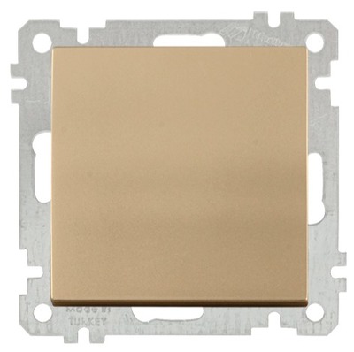 Schalter 2-polig Gold (CANDELA / DARIA Metall Optik)