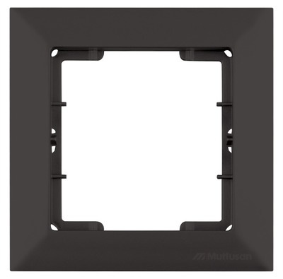 1fach Rahmen Schwarz (CANDELA Metall Optik)