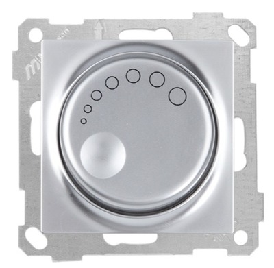 Dimmer 1000W Silber (CANDELA / DARIA Metall Optik)