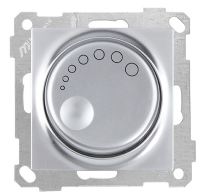 Dimmer 600W Silber (CANDELA / DARIA Metall Optik)