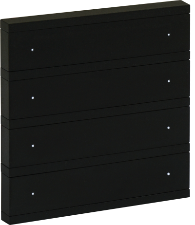 EAE KNX Taster 8 Tasten mit Status LED ORIA Anthrazit