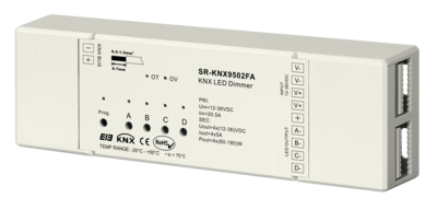 4 Kanal KNX LED Dimmer 12-36V 4X5A