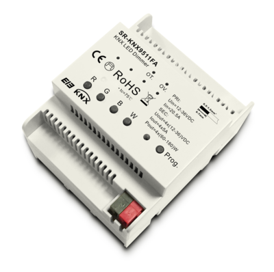 KNX LED Dimmer RGBW 12-36V 4x5A