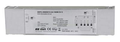 4 Kanal KNX LED Dimmer inkl Netzteil 24V-100W