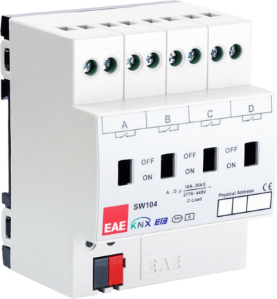 EAE 4 Kanal KNX Aktor (200µF)