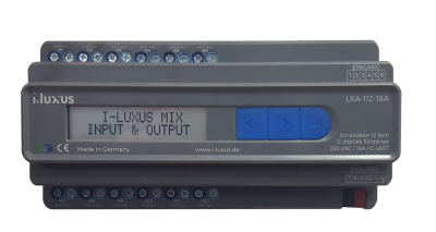 i-luxus 12 fach KNX Aktor (12 Ausgänge) und 12 eingänge