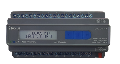 i-luxus 20 fach KNX Aktor (12 Ausgänge) und 12 eingänge