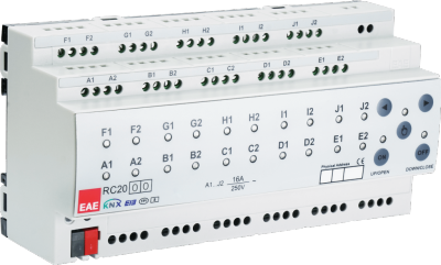 EAE KNX Kombi Aktor 20 Ausgänge (200µF) RCU2000